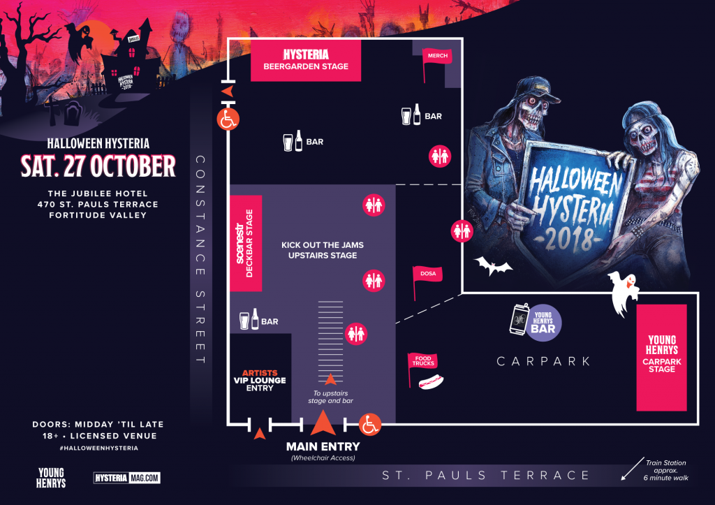 Halloween Hysteria 2018 Map Jubilee Hotel